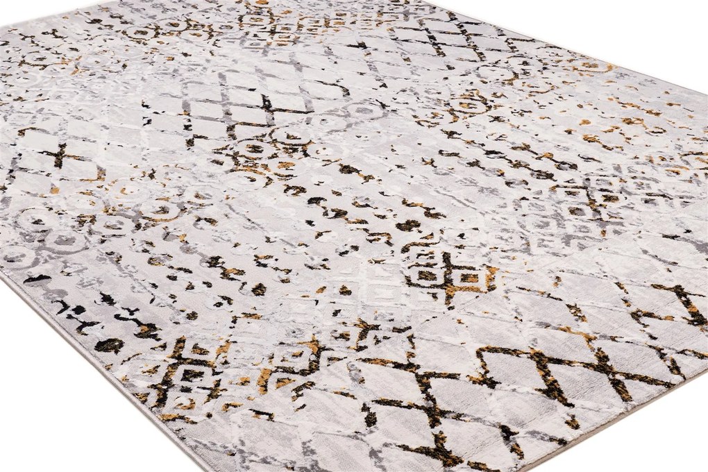 ΧΑΛΙ SHINY VELVET 6376/Anthracite Yellow - 200cm x 250cm - 2003566