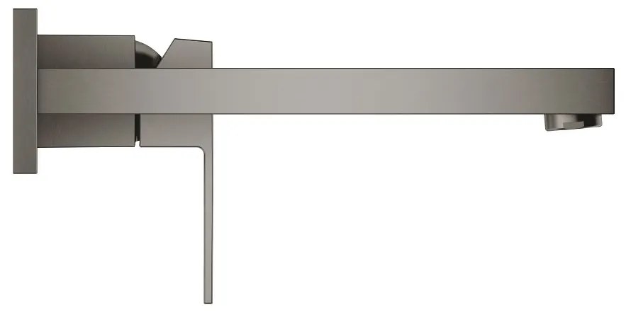 Μπαταρία νιπτήρος τοίχου Grohe Eurocube-Μήκος 23 εκ.-Anthraki Mat