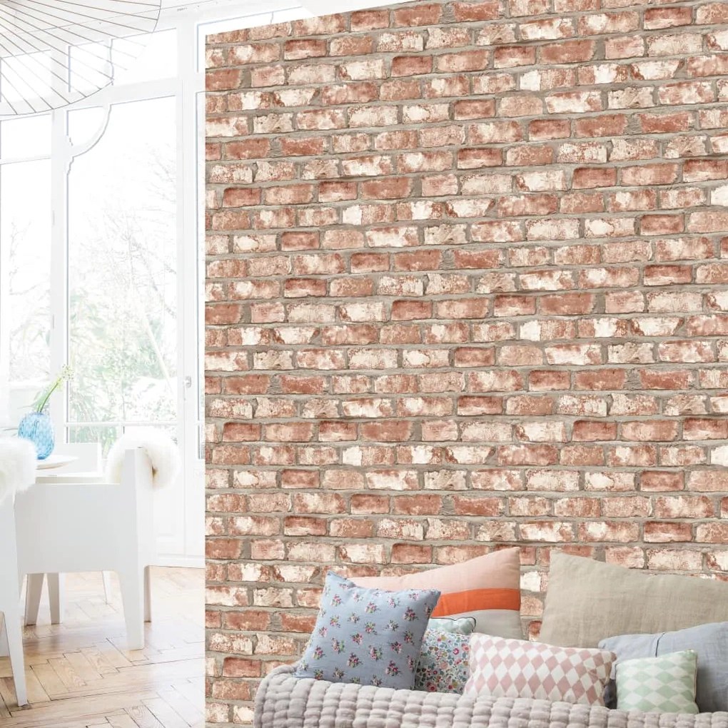 DUTCH WALLCOVERINGS ΤΑΠΕΤΣΑΡΙΑ ΤΟΙΧΟΥ ΤΟΥΒΛΑ ΚΟΚΚΙΝΗ EW3102 422380