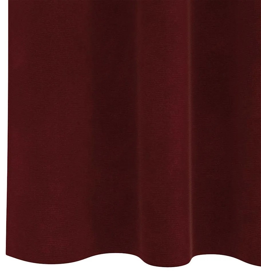 vidaXL Κουρτίνες με κουρτίνες 2 pcs Μπορντό 140 x 175 cm Βελούδο