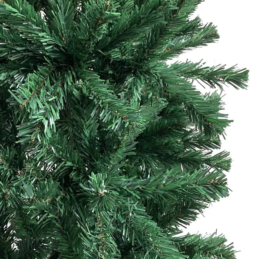 vidaXL Χριστουγεννιάτικη Αψίδα Τεχνητή με LED Πράσινη 240 εκ.