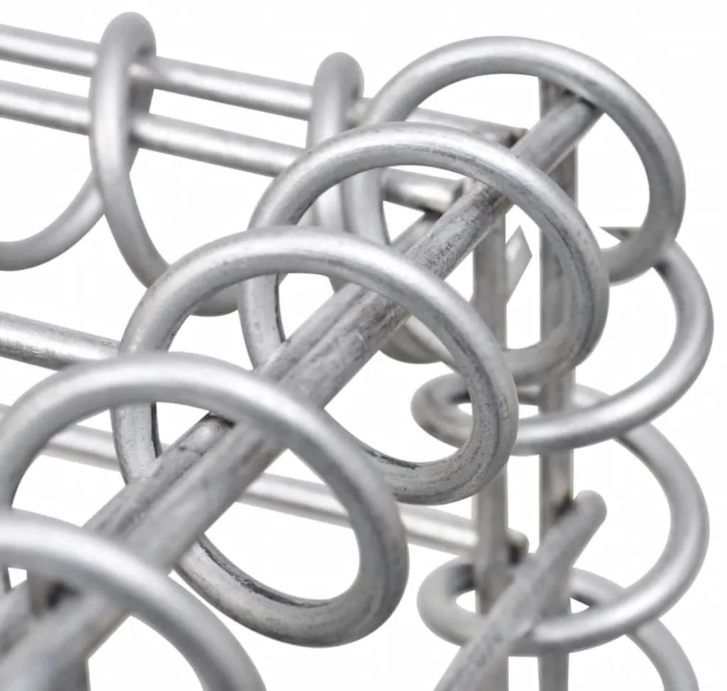 vidaXL Συρματοκιβώτιο σε Σχήμα «U» 570x20x100 εκ Γαλβανισμένος Χάλυβας