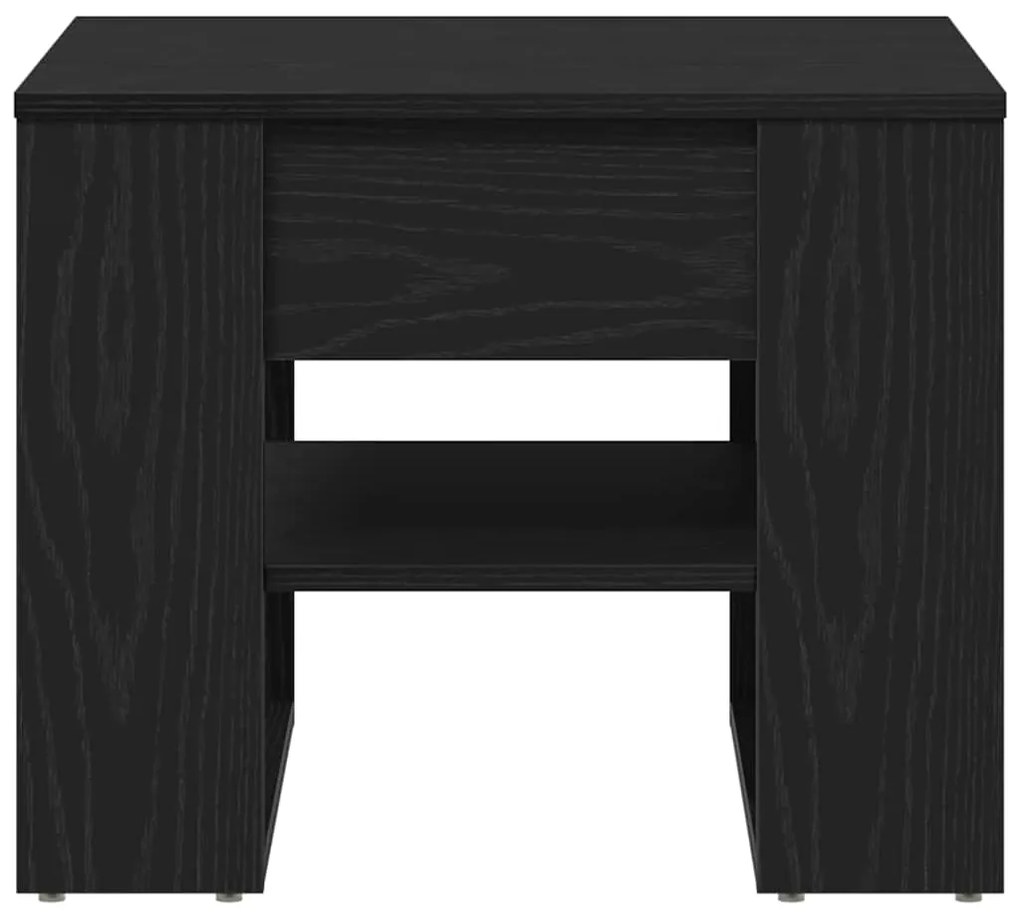 vidaXL Τραπεζάκι σαλονιού Μαύρη δρυς 55.5 x 55 x 45 cm