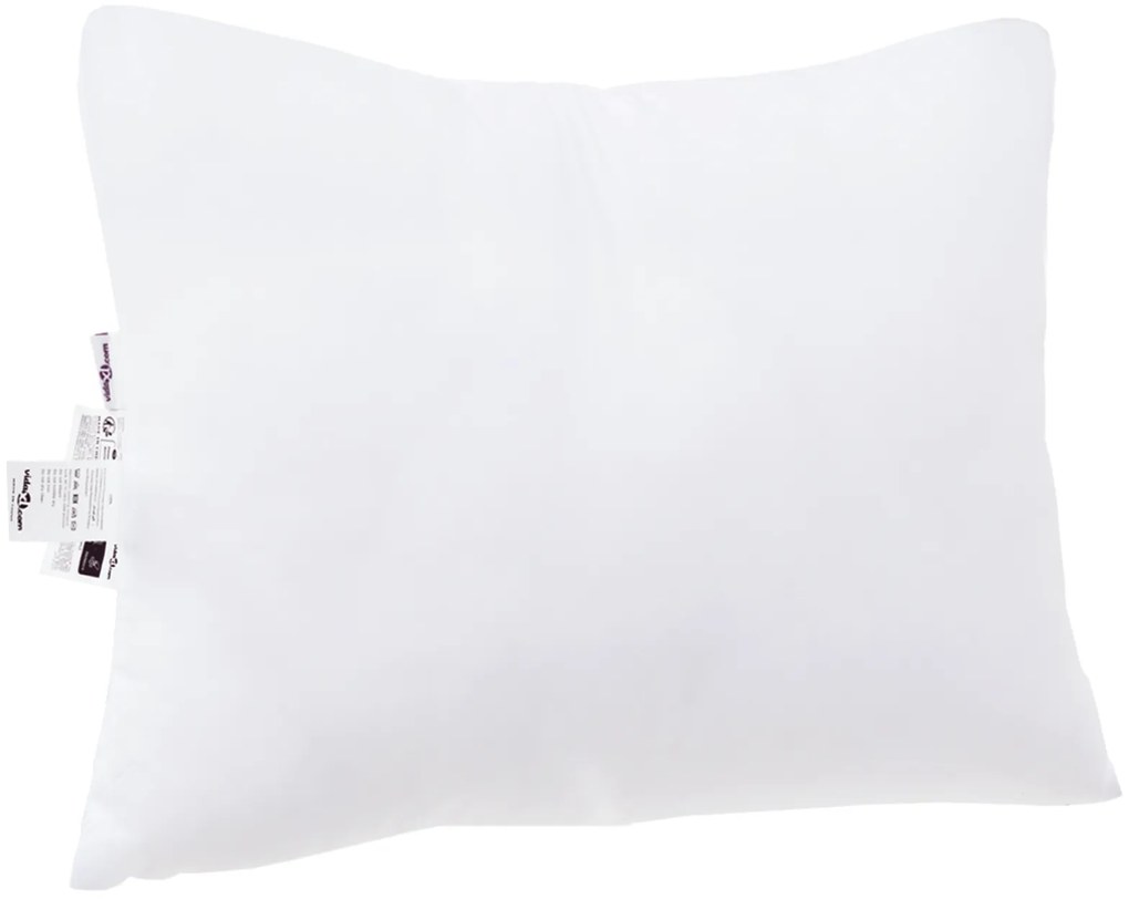 vidaXL Μαξιλάρια 2 pcs Λευκό 60 x 70 cm 85gsm 100% πολυεστέρας