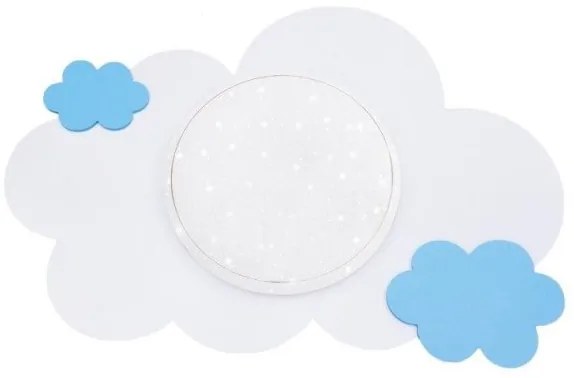 Παιδικό Φωτιστικό Τοίχου LED Σύννεφο Μπλε Cloud Starlight 137703 Elobra-137703-Μπλε 137703