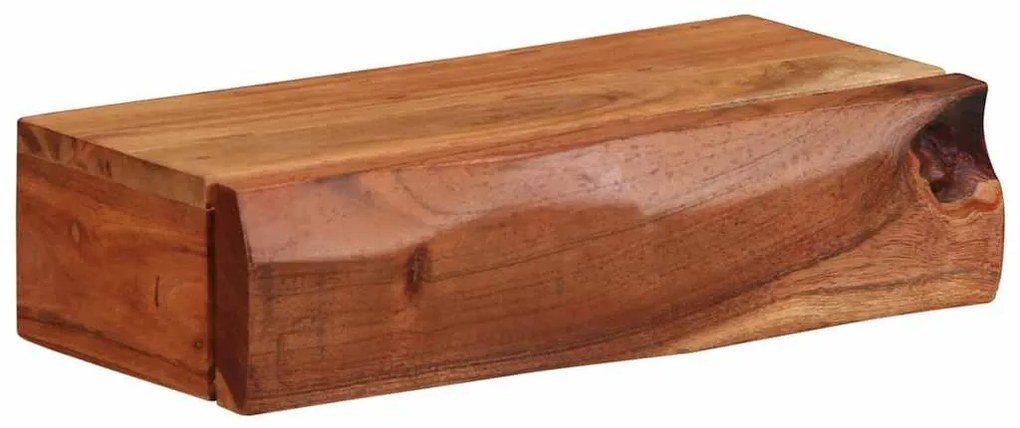 vidaXL Ράφια Τοίχου 2 τεμ. 30x17x8 εκ. από Μασίφ Ξύλο Ακακίας