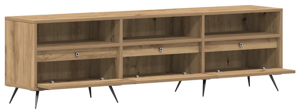 vidaXL Ντουλάπι τηλεόρασης Artisan Oak 150x30x44,5 εκ. Επεξεργασμένο ξύλο
