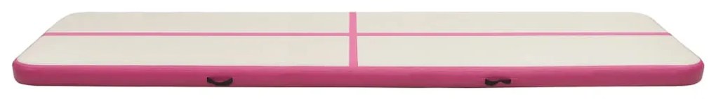 vidaXL Στρώμα Ενόργανης Φουσκωτό Ροζ 800 x 100 x 15 εκ. PVC με Τρόμπα