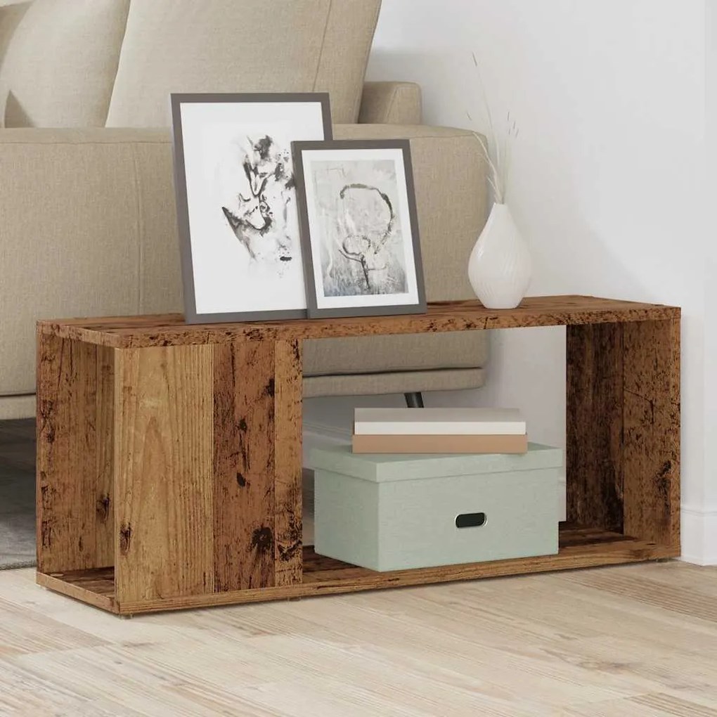 ντουλάπι τηλεόρασης  Παλιό ξύλο 80x24x32cm Κατασκευασμένο ξύλο 856732
