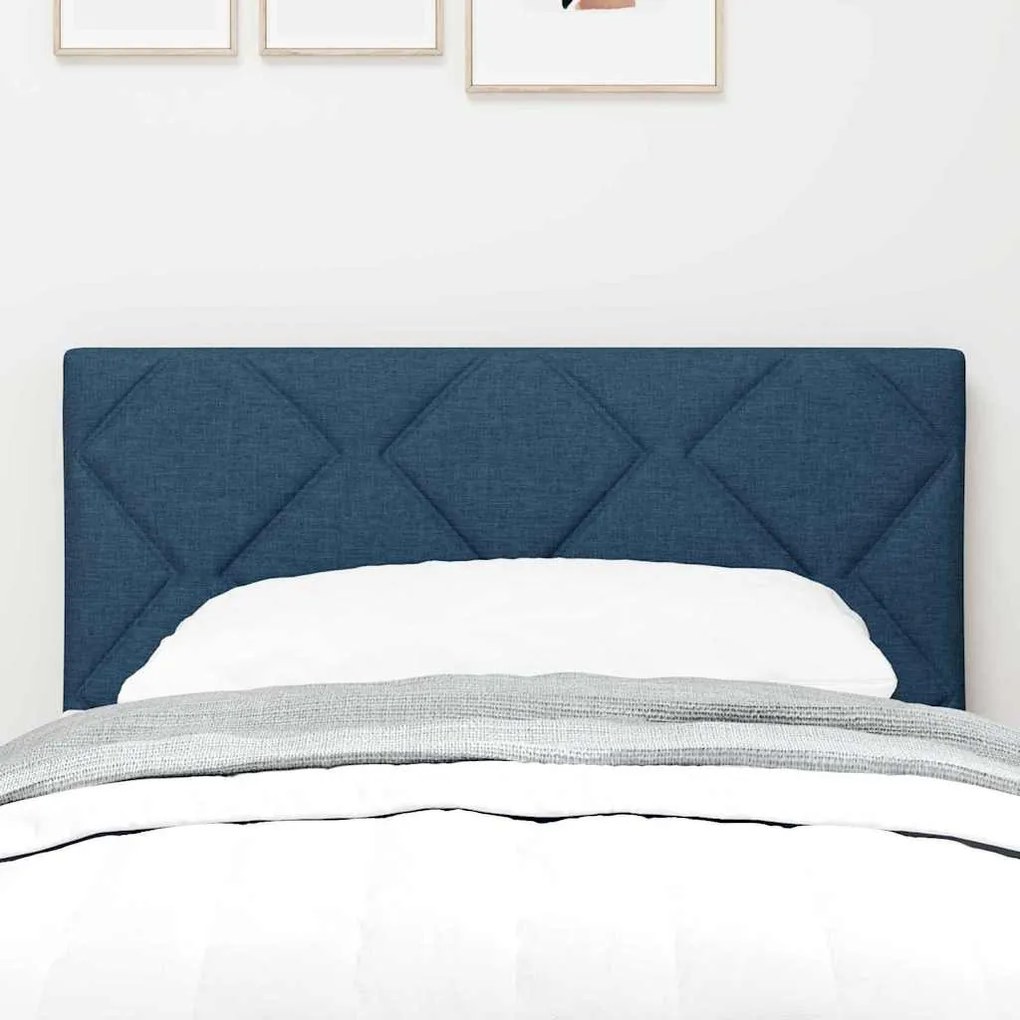 vidaXL Υφασμάτινο Κεφαλάρι Geometric με κεφαλάρι Μπλε 80 cm ύφασμα