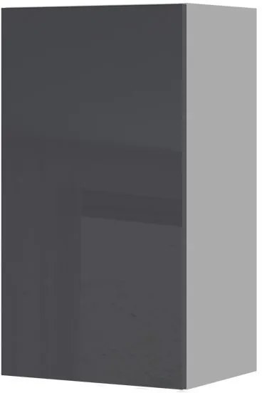 Ντουλάπι κρεμαστό Trinity V7-40-1K-Anthraki Gualistero - 40.00Χ32.00Χ72.00cm
