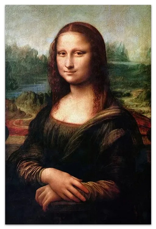 Πίνακας σε καμβά "Mona Lisa" Megapap ψηφιακής εκτύπωσης 70x100x3εκ.-GP033-0166