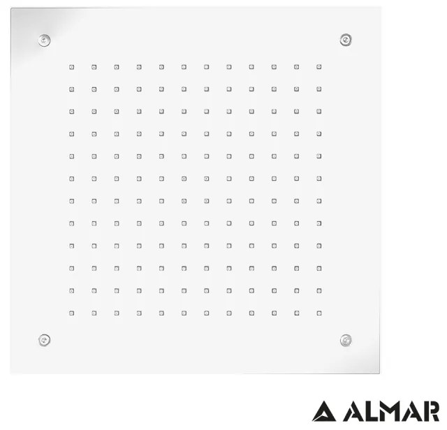 Almar White Matt PVD Κεφαλή εντοιχισμού οροφής 1 ροής E044046-300