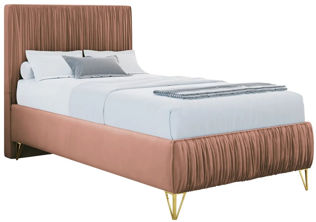 162697289 Επενδυμένο κρεβάτι Mars mini-Somon-80 x 200 Μέταλλο,Μοριοσανίδα,MDF , 1 Τεμάχιο