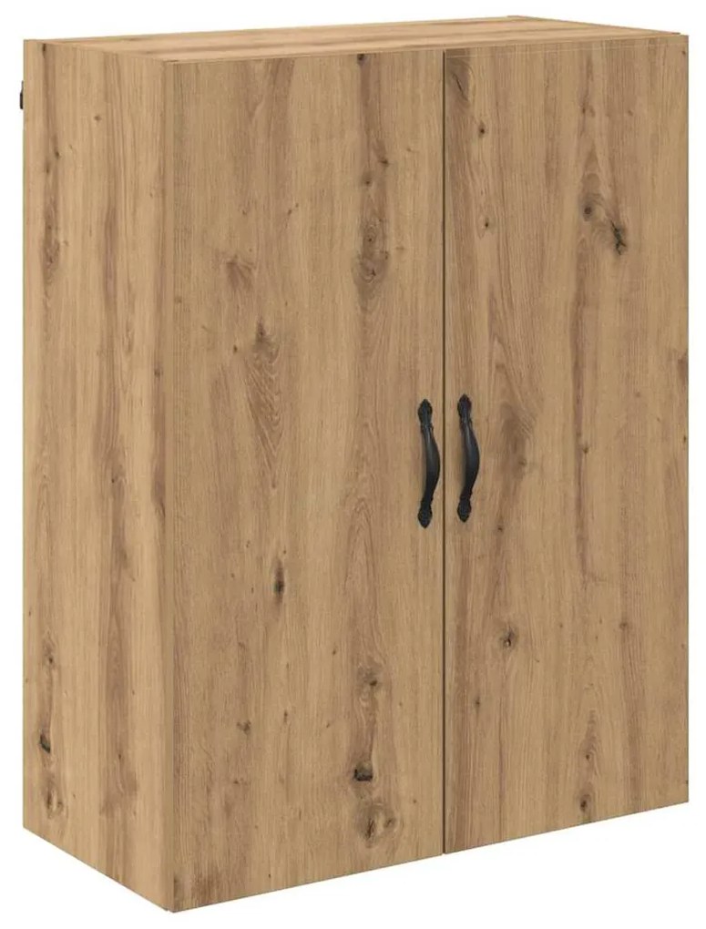 vidaXL Highboard 2 pcs Artisan Oak Μηχανική ξυλεία και γυαλί