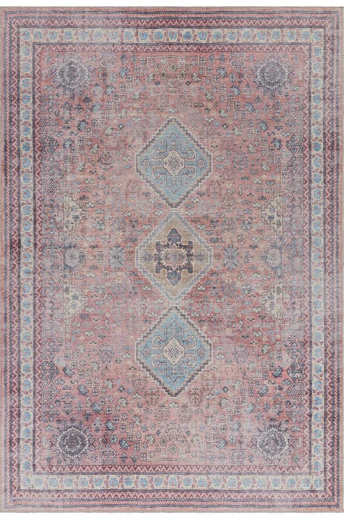 Χαλί Kaya KY09 Esfir Rust-Blue Asiatic London 120X170cm