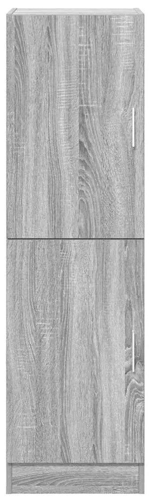 Ντουλάπι Κουζίνας Γκρι sonoma 38x41,5x131,5 εκ. Επεξεργ. Ξύλο - Γκρι