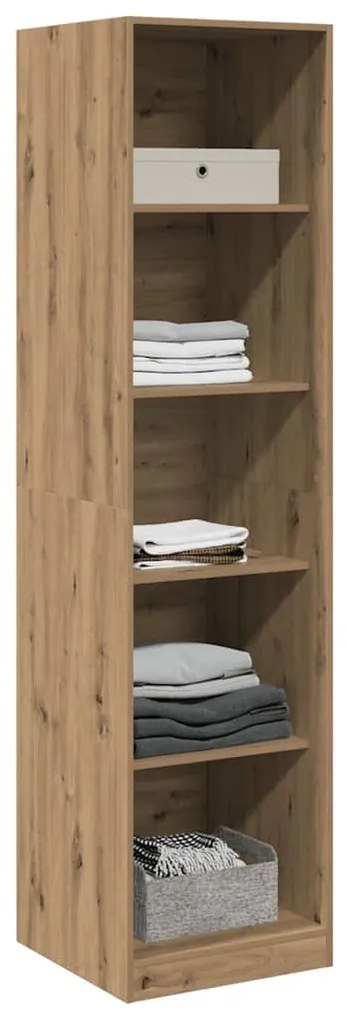 vidaXL Ντουλάπα Αρτισιανή Δρυς 50x50x200εκ από Επεξεργασμένο Ξύλο