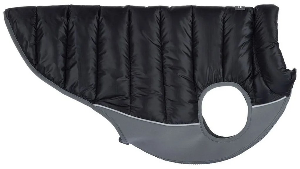 Παλτό Σκύλου Red Dingo Puffer Μαύρο/Γκρι 30 cm