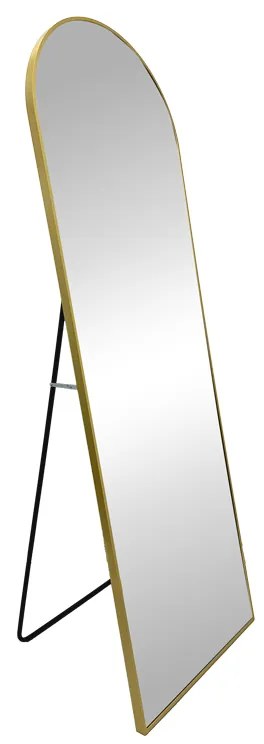 Καθρέπτης Lorens Inart αλουμίνιο σε χρυσή απόχρωση 46x40x150εκ