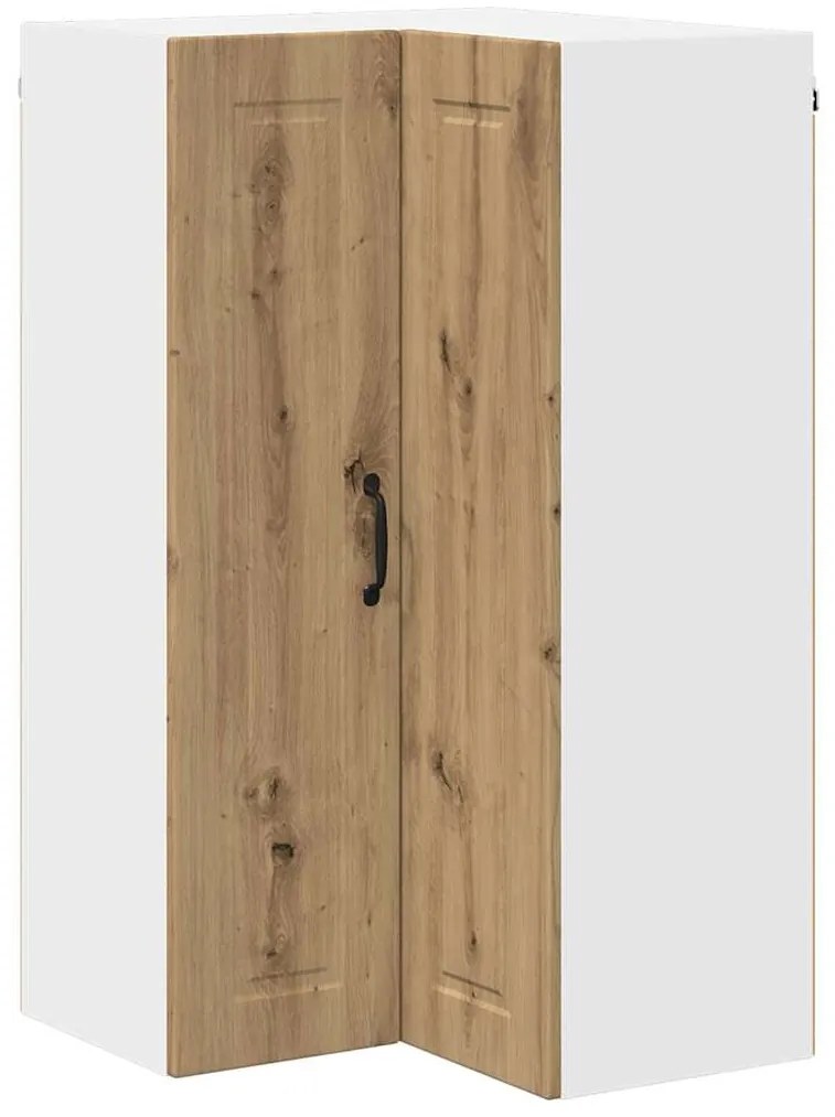 vidaXL Κρεμαστό ντουλάπι κουζίνας Artisan Oak 57 x 57 x 100 εκ.