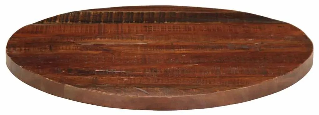 vidaXL Επιφάνεια Τραπεζιού Στρογγυλή Ø80x3,8εκ Μασίφ Ανακυκλωμένο Ξύλο