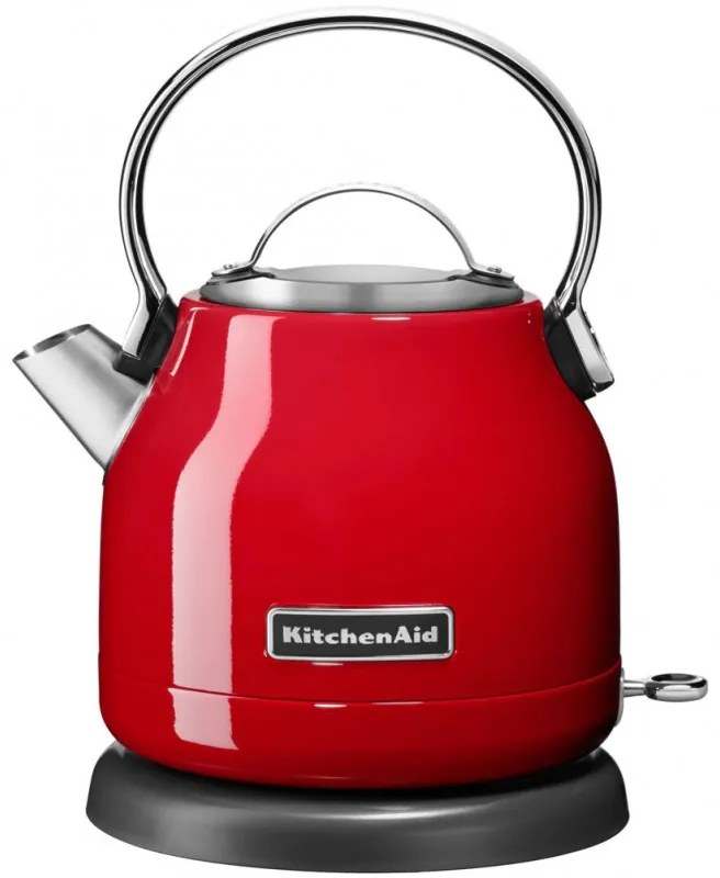 Ηλεκτρικός βραστήρας KitchenAid 5KEK1222EER, 2200 W, 1,25 l, Φίλτρο κατά των αλάτων, Αυτόματο κλείσιμο, Empire red