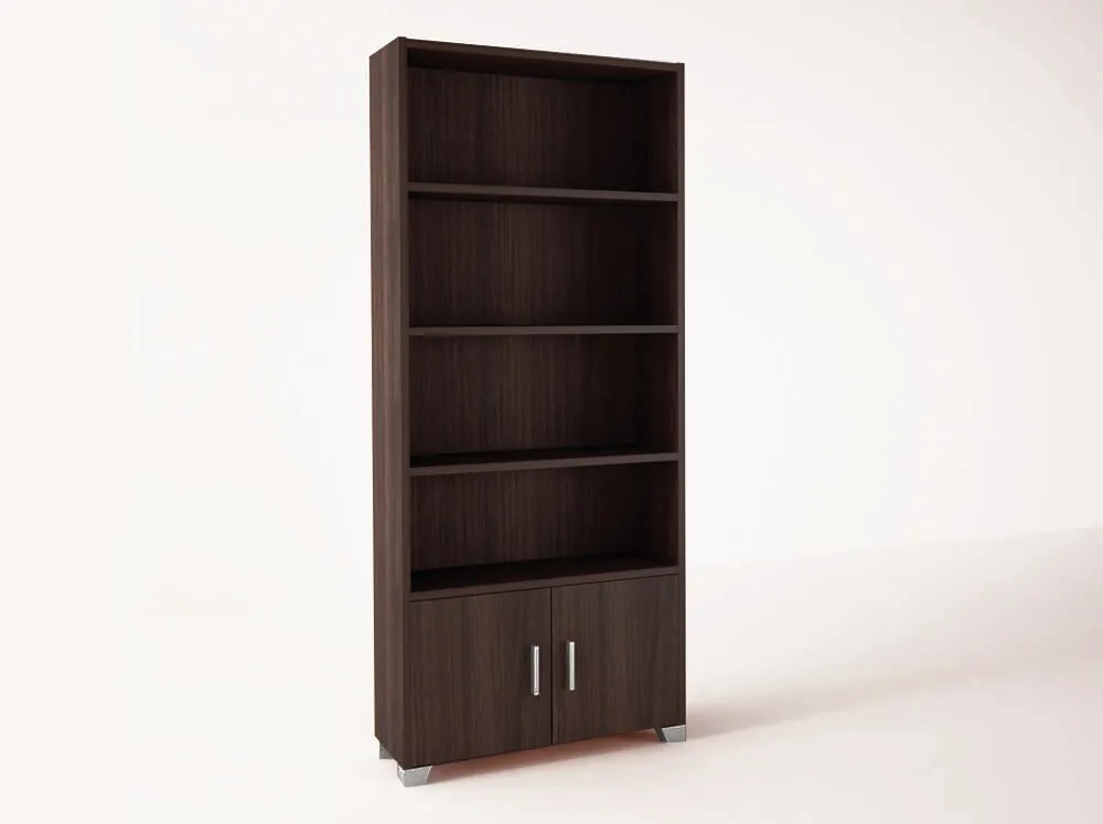 Intrahome Βιβλιοθήκη σε χρώμα βέγγε 75x30x180 Intrahomesa-00652305