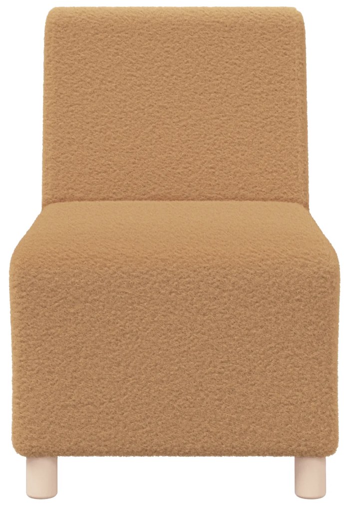 vidaXL Καθίσμα Σαλονιού 2 pcs Μπεζ 55 x 74 x 82 εκ. Βελούδο