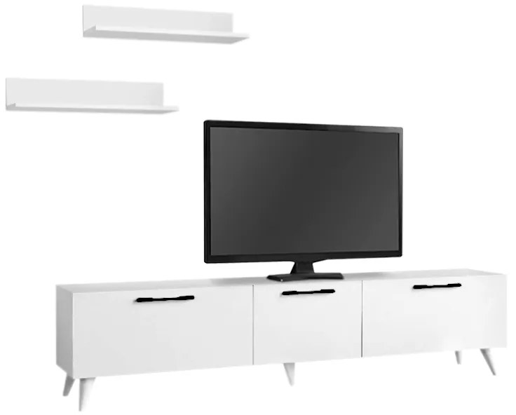 ΕΠΙΠΛΟ ΤΗΛΕΟΡΑΣΗΣ MARETA MEGAPAP ΧΡΩΜΑ ΛΕΥΚΟ 180X31,3X42ΕΚ.
