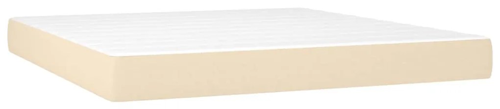 ΚΡΕΒΑΤΙ BOXSPRING ΜΕ ΣΤΡΩΜΑ ΚΡΕΜ 180X200 ΕΚ. ΥΦΑΣΜΑΤΙΝΟ 3142118