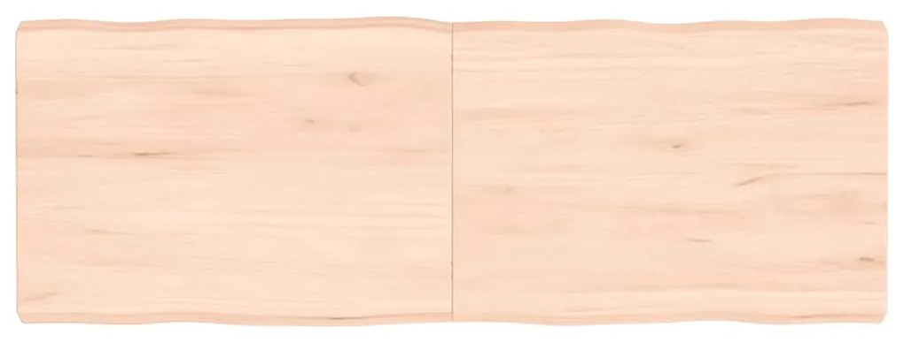 vidaXL Επιφάνεια Τραπεζιού 140x50x(2-6)εκ Ακατέργαστο Μασίφ Ξύλο Δρυός