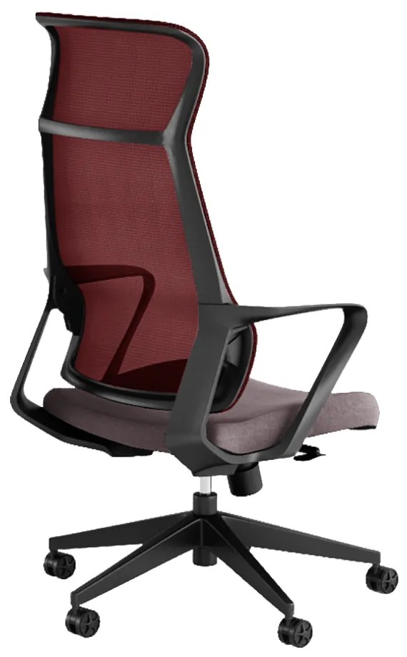 OPRA ΚΑΡΕΚΛΑ ΓΡΑΦΕΙΟΥ BORDEAUX ΓΚΡΙ 59x61xH118-130cm - 25-0614 - 25-0614