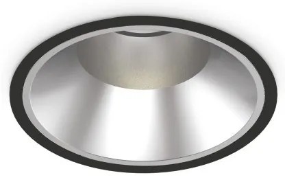 Χωνευτό Φωτιστικό Οροφής LED 42W Μαύρο IP54 4000K Off 266602 Ideal Lux 266602