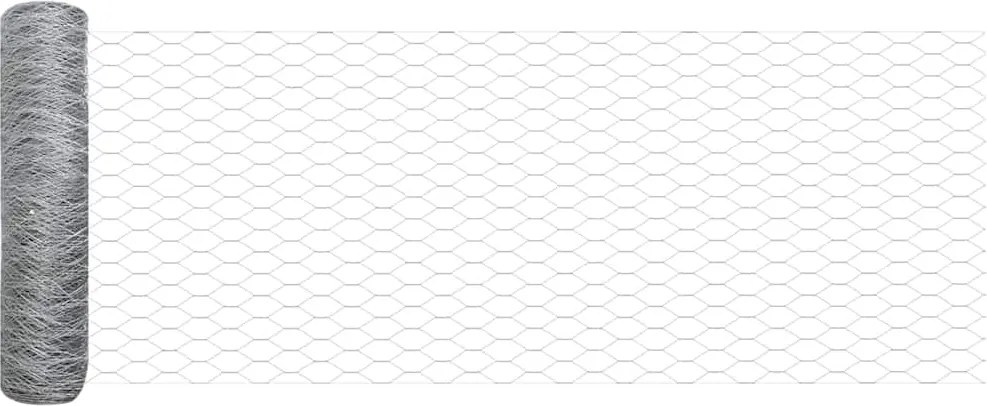 vidaXL Στύλος Περιφράξεων Ασημί