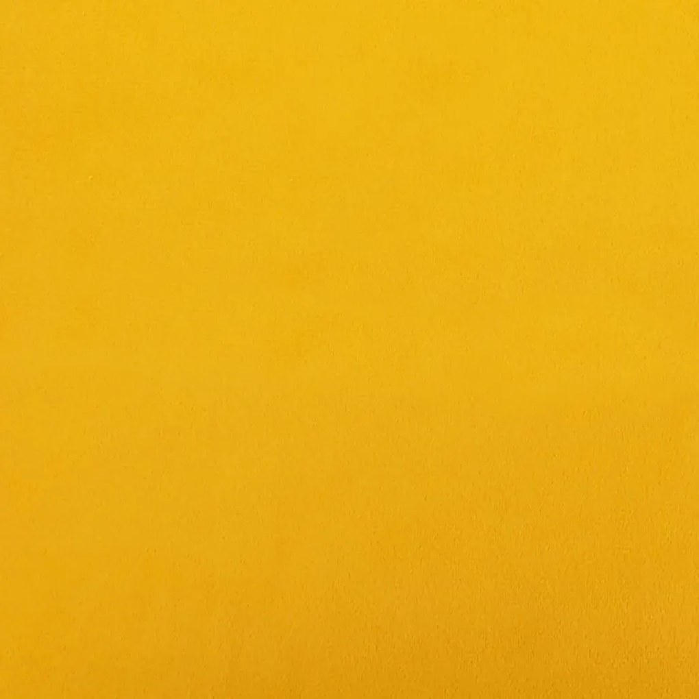 Υποπόδιο Κίτρινο 78 x 56 x 32 εκ. Βελούδινο - Κίτρινο
