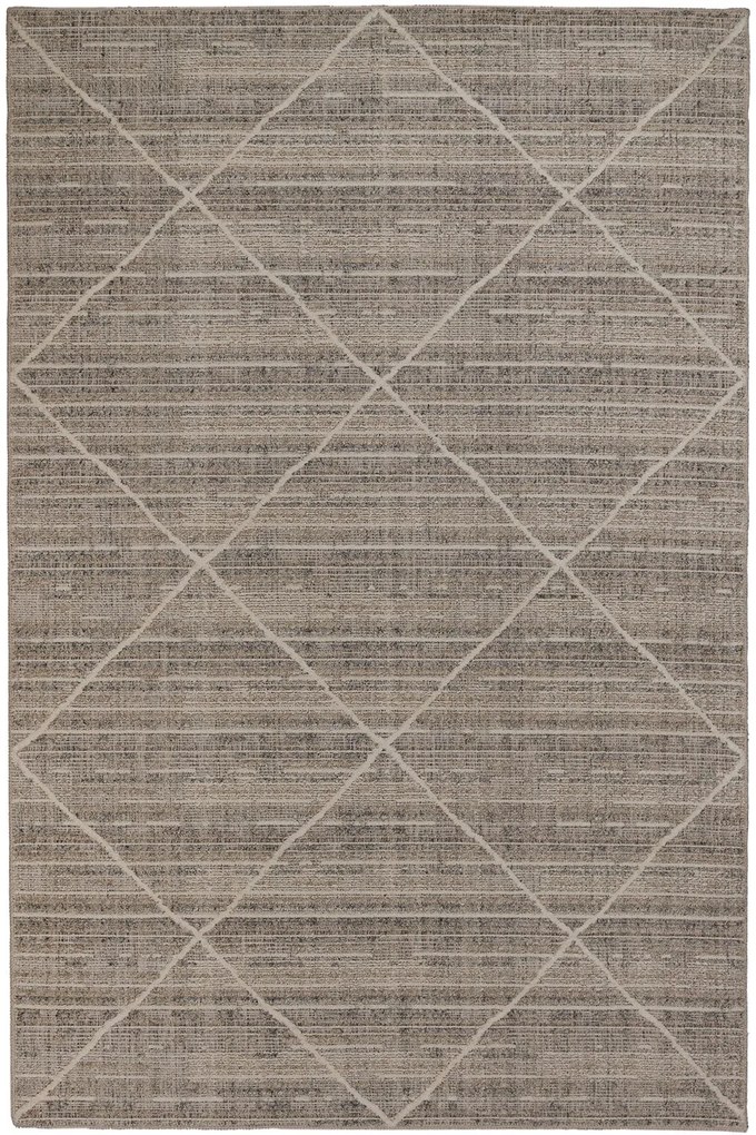 Χαλί All Cotton C 103A Brown-Grey Βιοκαρπέτ 160X230cm
