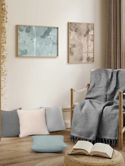 Ριχτάρι VORM ANTHRACITE ριχτάρι-διθέσιου-καναπέ-190-x-250-εκ