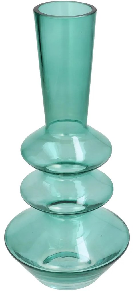 Βάζο ArteLibre Πράσινο Γυαλί 14x14x30.5cm-05150142