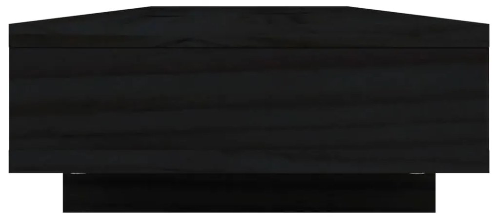 vidaXL Βάση Οθόνης Μαύρη 100x27x14 εκ. από Μασίφ Ξύλο Πεύκου