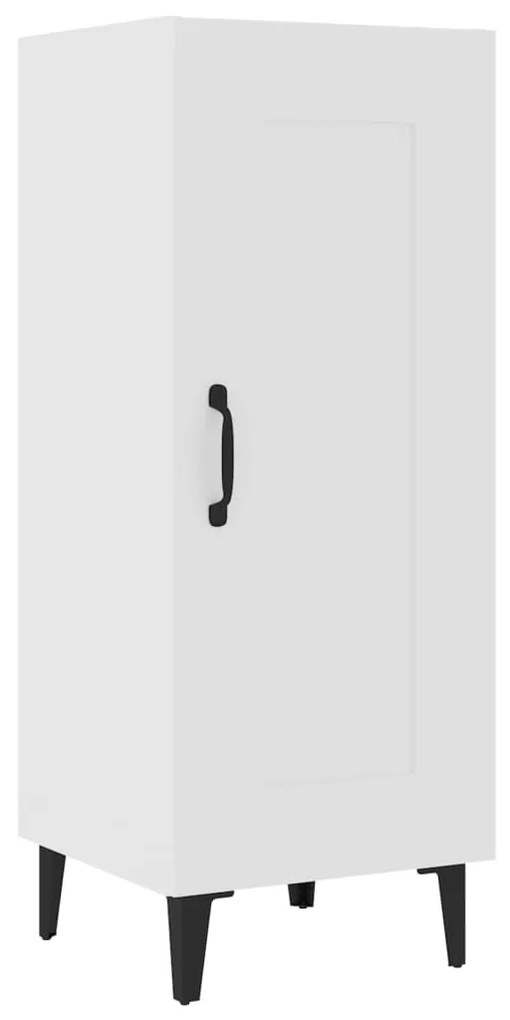vidaXL Ντουλάπι Λευκός 34,5 x 34 x 180 εκ. από Επεξεργασμένο Ξύλο