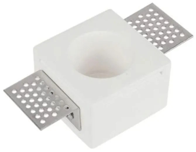 Σποτ Χωνευτό Γυψοσανίδας S048 White Τετράγωνο Plaster
