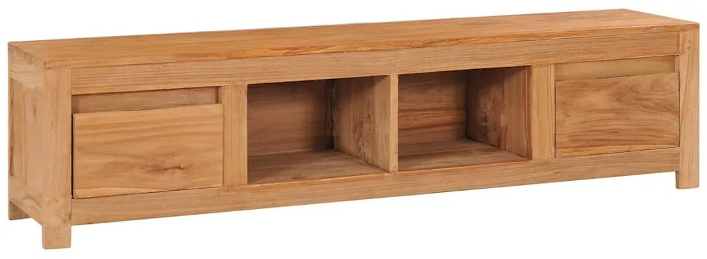 vidaXL Έπιπλο Τηλεόρασης 115 x 30 x 35 εκ. από Μασίφ Ξύλο Teak