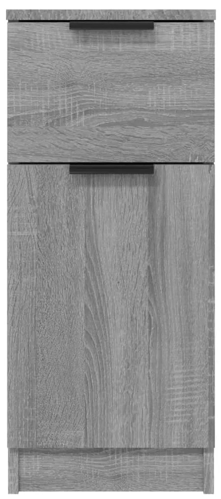 vidaXL Ντουλάπια 2 τεμ. Γκρι Sonoma 30x30x70 εκ. Επεξεργασμένο Ξύλο