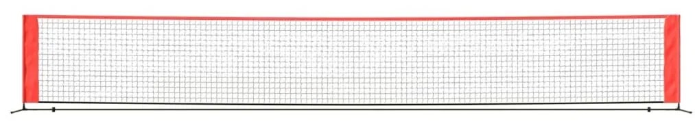 Δίχτυ Τένις Μαύρο &amp; Κόκκινο 600x100x87 εκ. από Πολυεστέρα