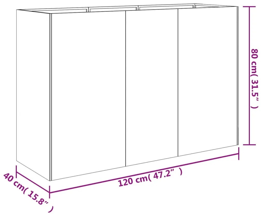 ΖΑΡΝΤΙΝΙΕΡΑ 120 X 40 X 80 ΕΚ. ΑΠΟ ΑΤΣΑΛΙ ΣΚΛΗΡΥΘΕΝ ΣΤΟΝ ΑΕΡΑ 824526