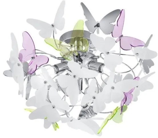 Φωτιστικό Οροφής Butterfly με Πεταλούδες Trio Lighting-R60213017-Πολύχρωμο R60213017
