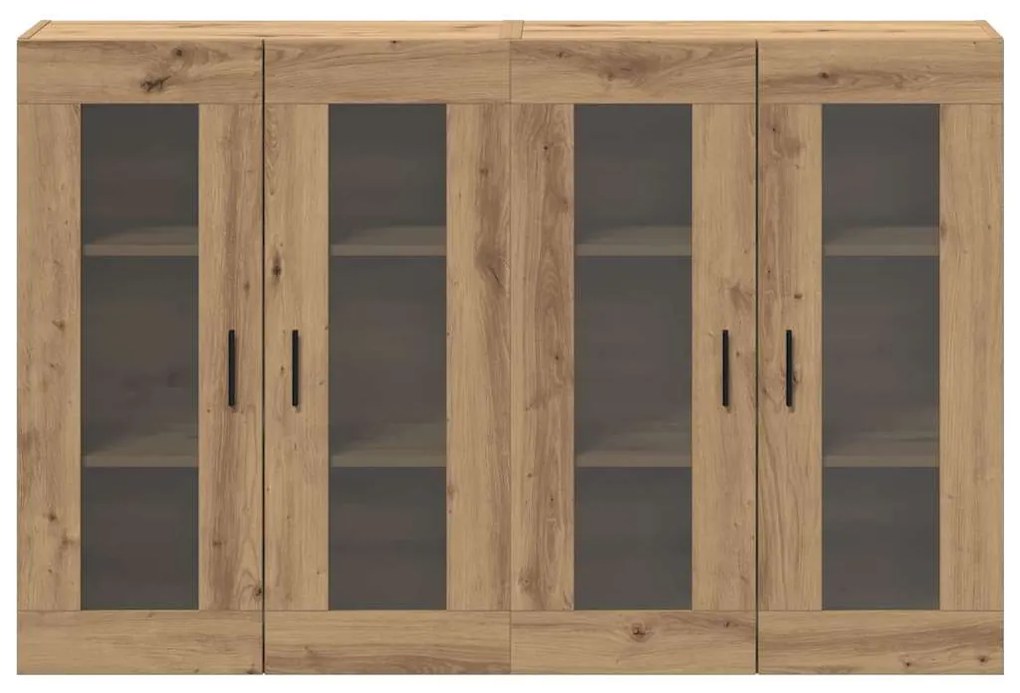 vidaXL Ντουλάπια Τοίχου 2 pcs artisan δρυς 69.5 x 34 x 90 εκ.