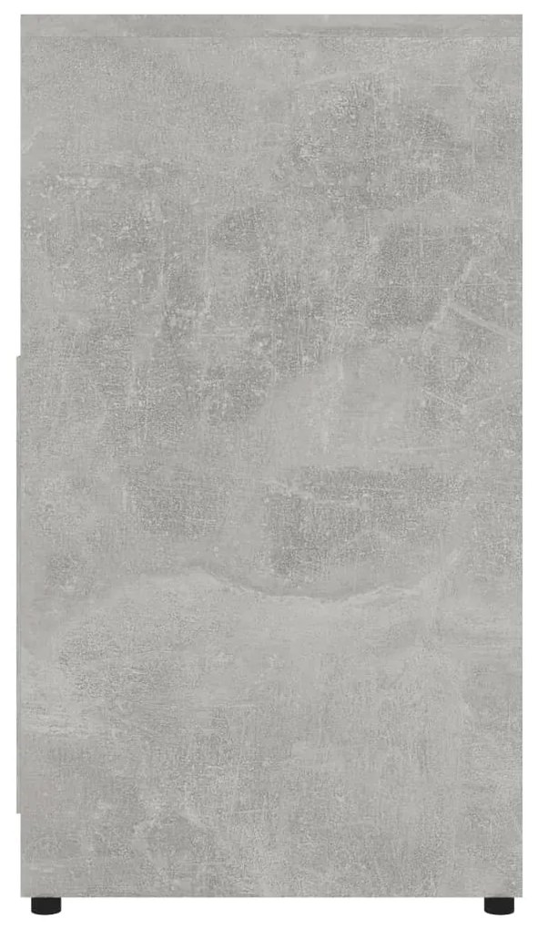 Ντουλάπι Νιπτήρα Γκρι του Σκυροδέματος 60x33x61 εκ. Επεξ. Ξύλο 802646