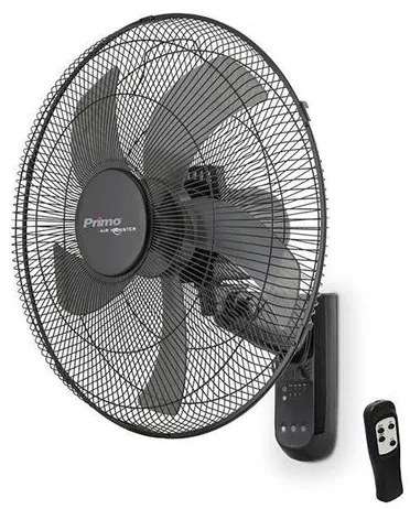 Primo Ανεμιστήρας Τοίχου Φ45cm 75W Με Τηλεχειριστήριο 15833R Μαύρος 800415